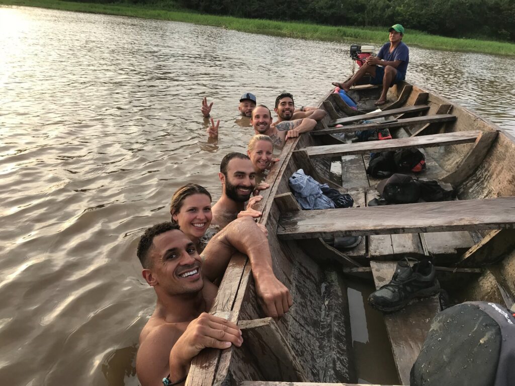 NUESTROS TOURS amazon dolphin and boat
